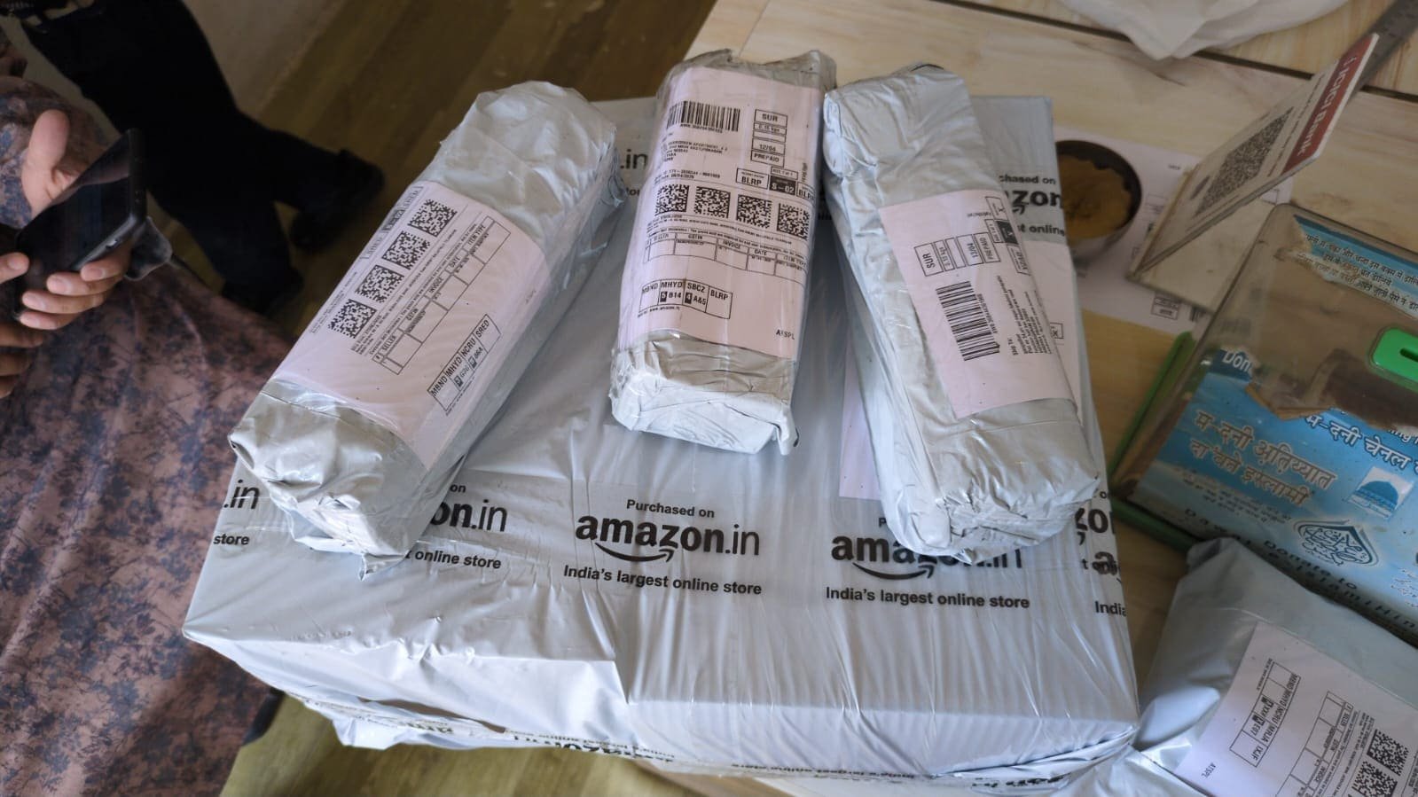 Product labelling and barcode example